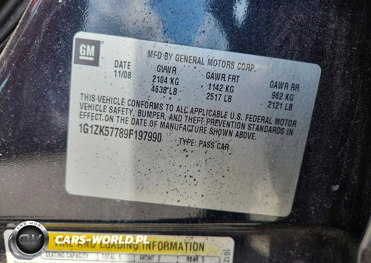 2009 Chevrolet Malibu Ltz VIN:1G1ZK57789F197990 - 12