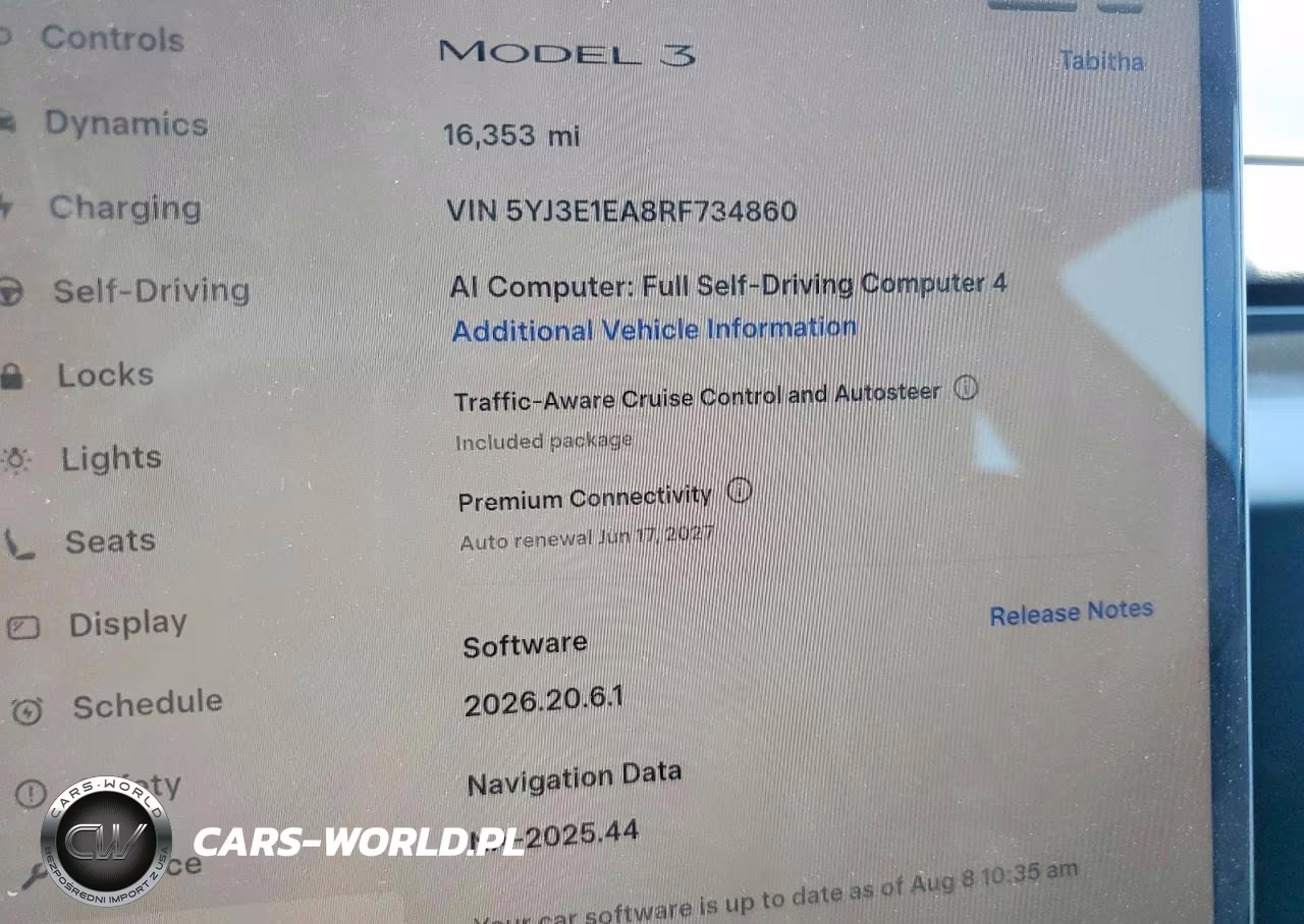 2024 Tesla Model 3 VIN:5YJ3E1EA8RF734860 - 9