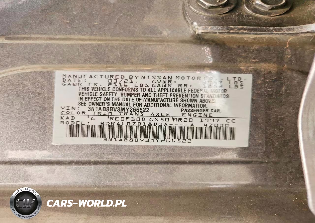 2021 Nissan Sentra S VIN:3N1AB8BV3MY266522 - 12