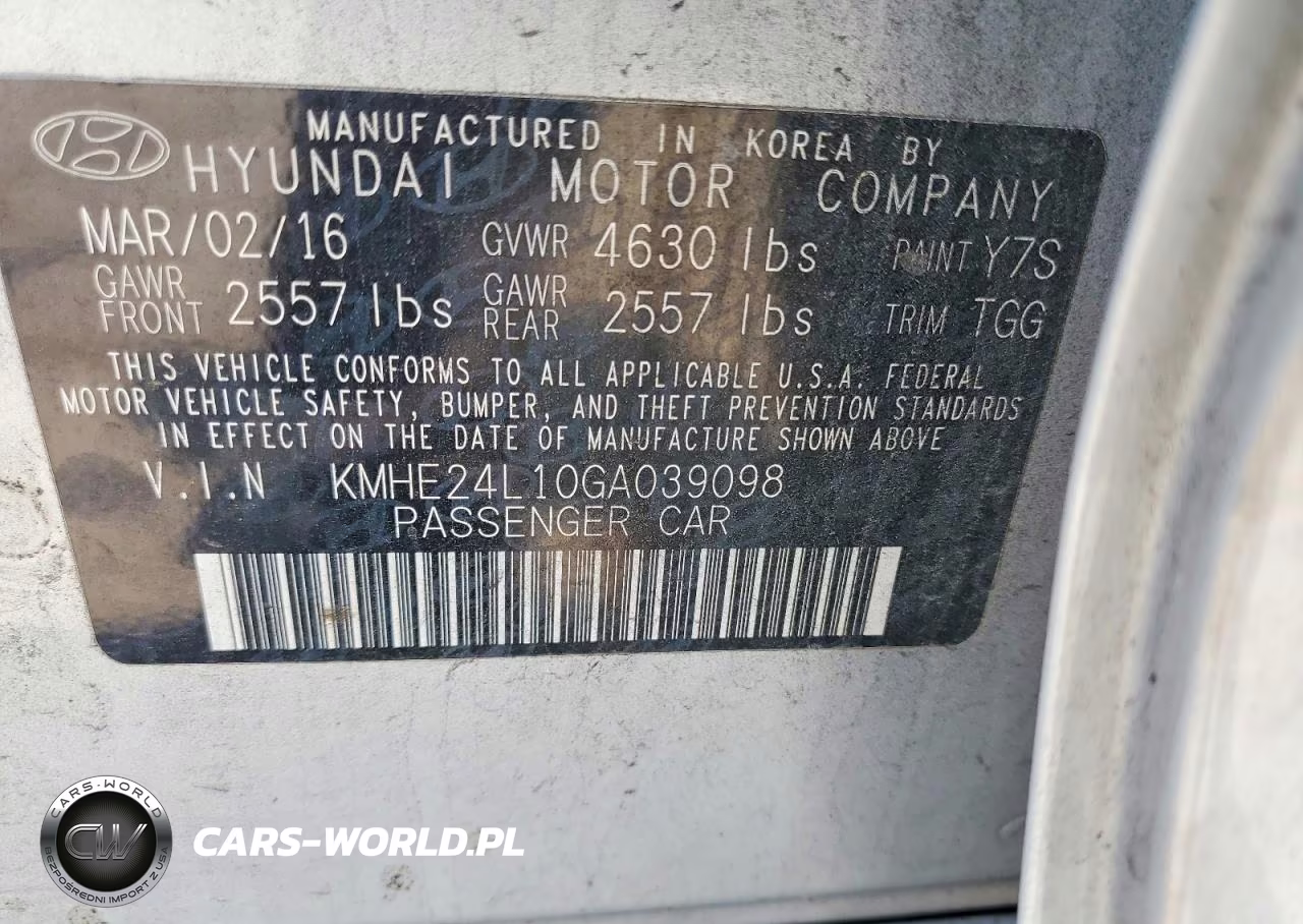 2016 Hyundai Sonata Hybrid Se VIN:KMHE24L10GA039098 - 12