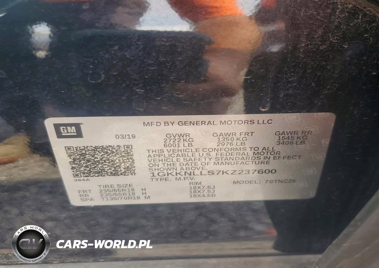 2019 GMC Acadia Sle VIN:1GKKNLLS7KZ237600 - 13
