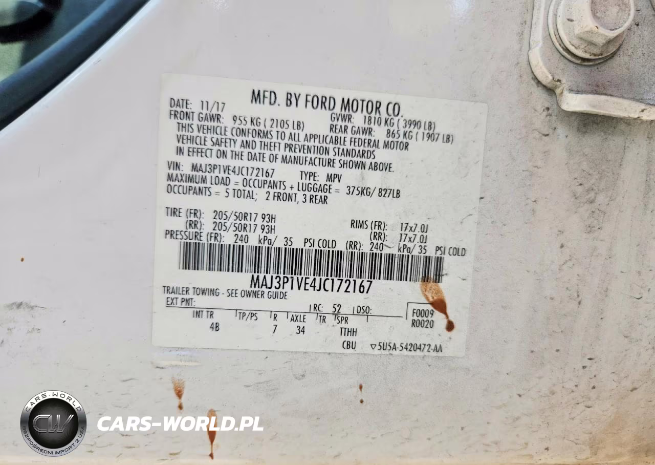 2018 Ford Ecosport Titanium VIN:MAJ3P1VE4JC172167 - 13