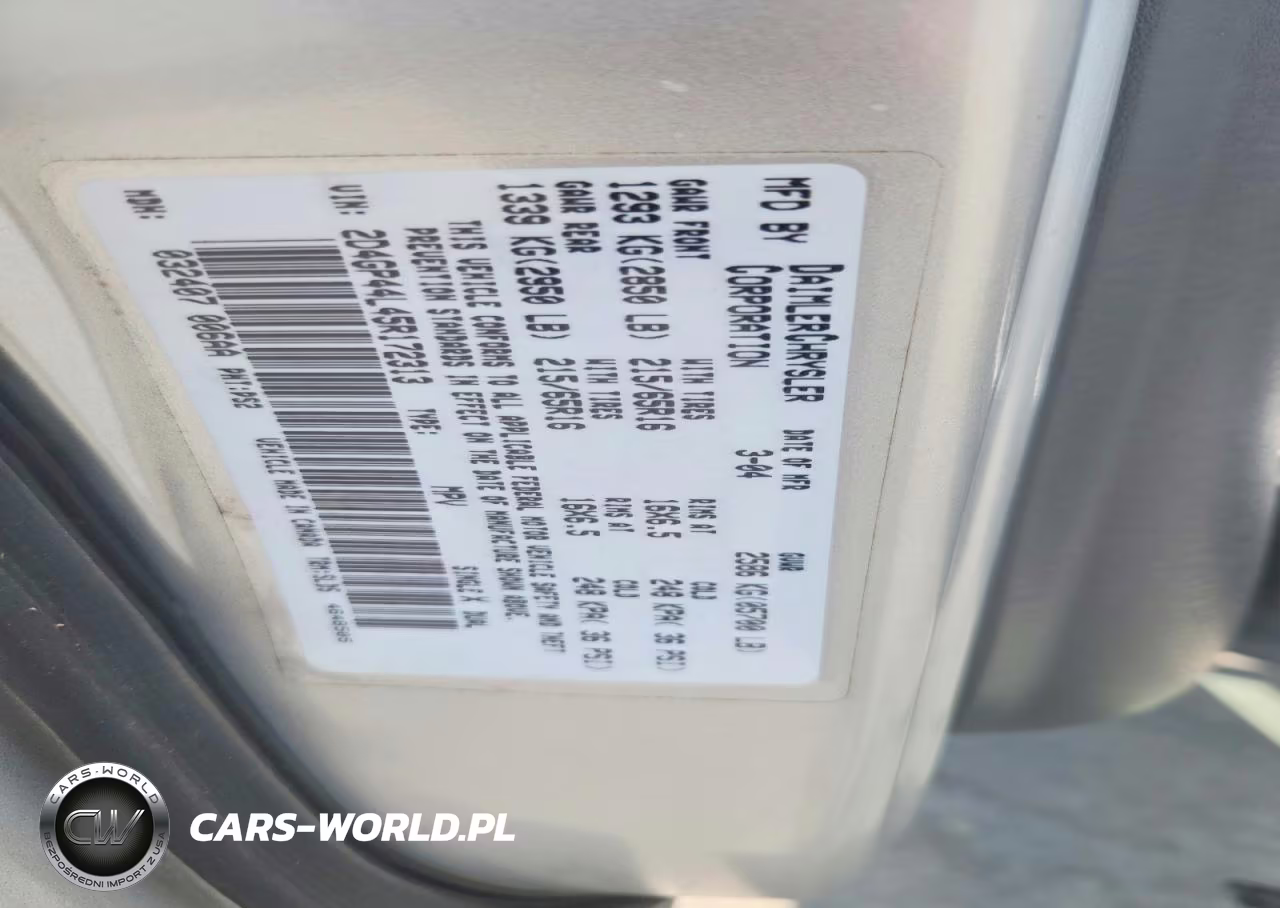 2005 Dodge Grand Caravan Sxt VIN:2D4GP44L45R172313 - 13