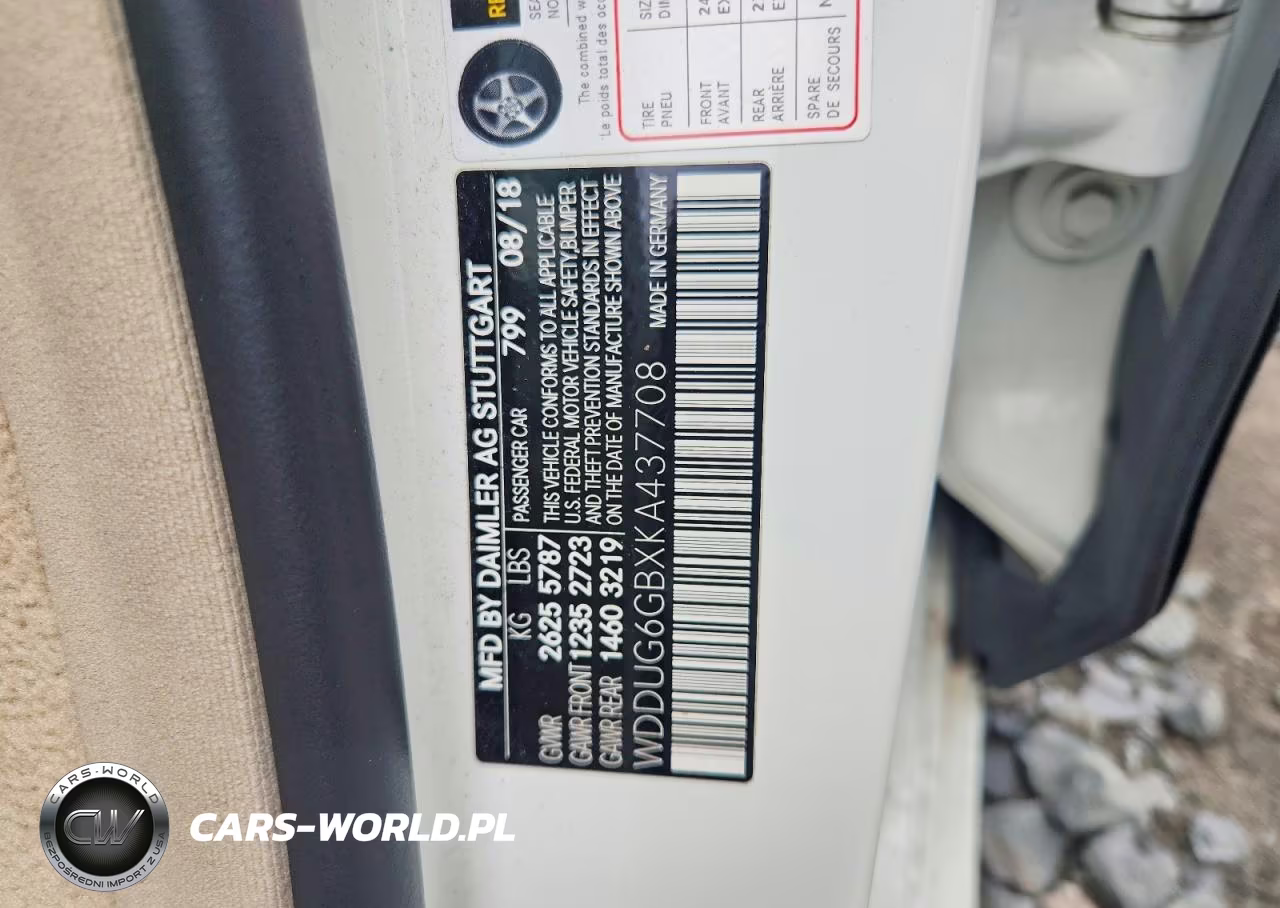 2019 Mercedes-Benz S 450 VIN:WDDUG6GBXKA437708 - 13