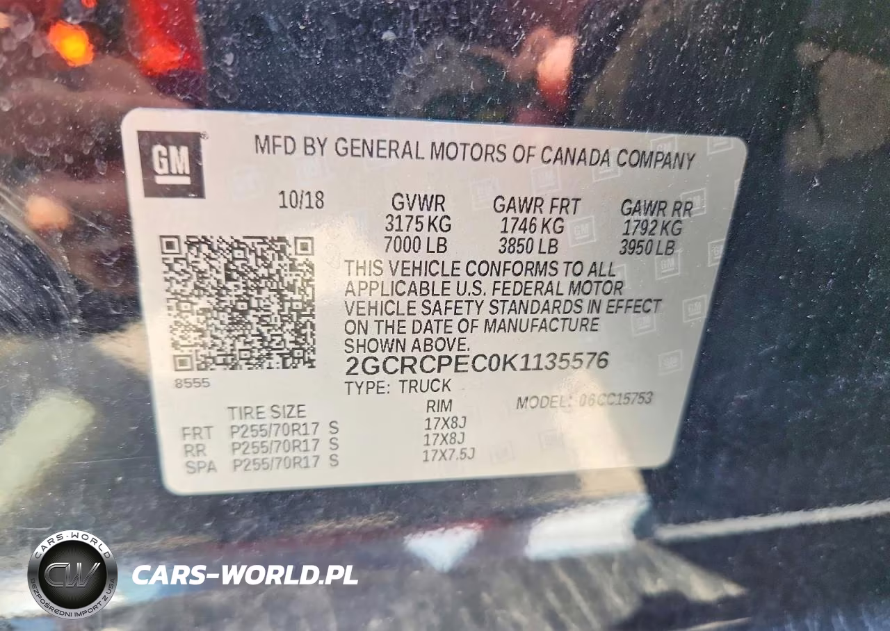 2019 Chevrolet Silverado Ld C1500 Lt VIN:2GCRCPEC0K1135576 - 12