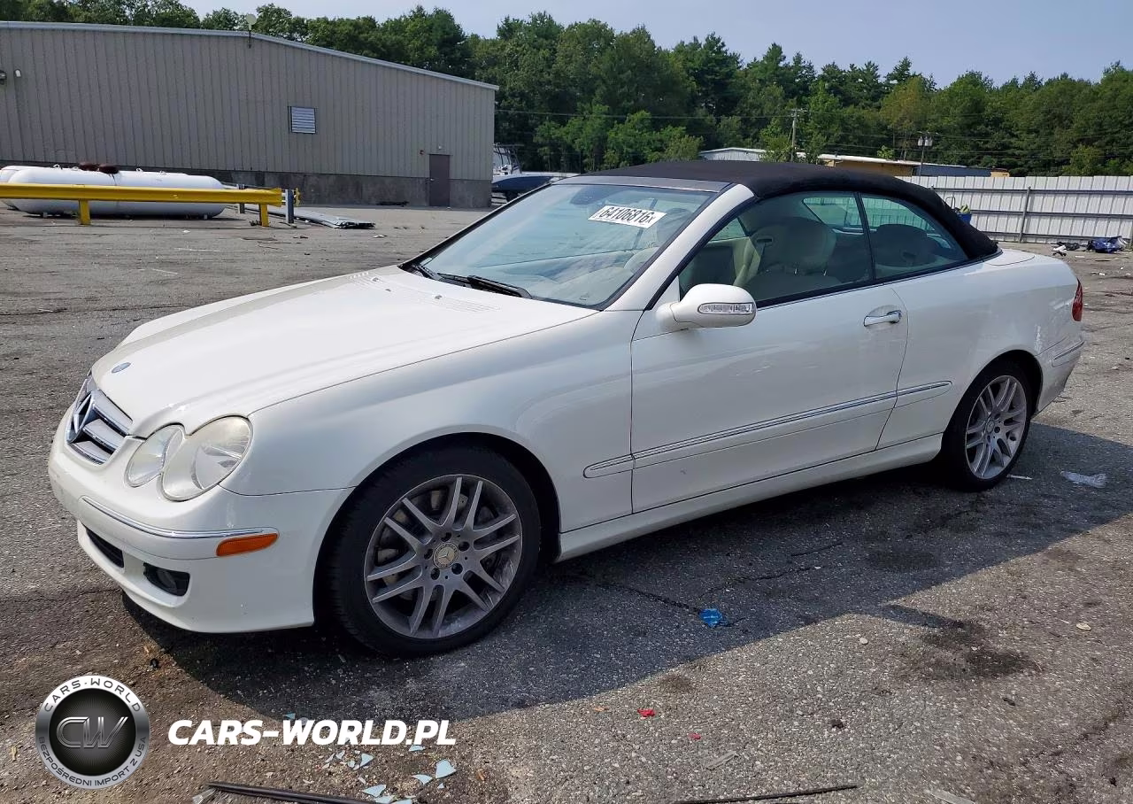 2008 Mercedes-Benz Clk 350 VIN:WDBTK56F78F257177 - 1
