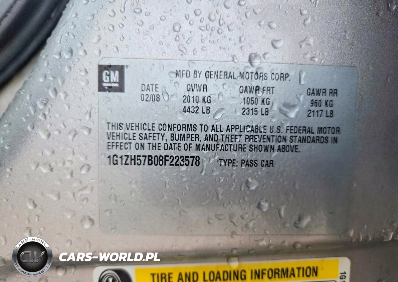 2008 Chevrolet Malibu 1Lt VIN:1G1ZH57B08F223578 - 12