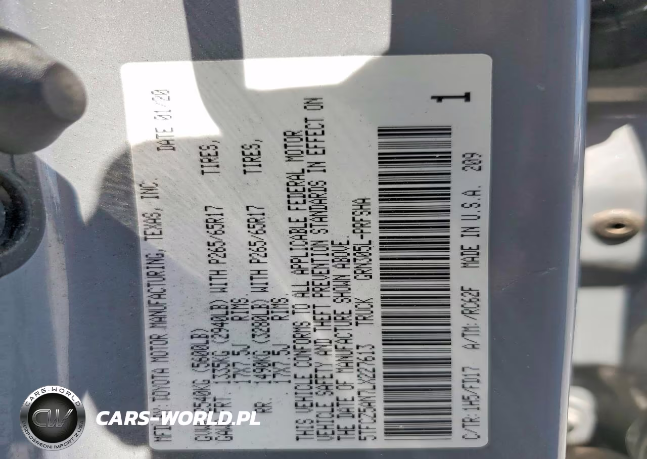 2020 Toyota Tacoma Trd Sport VIN:5TFCZ5AN7LX227613 - 12