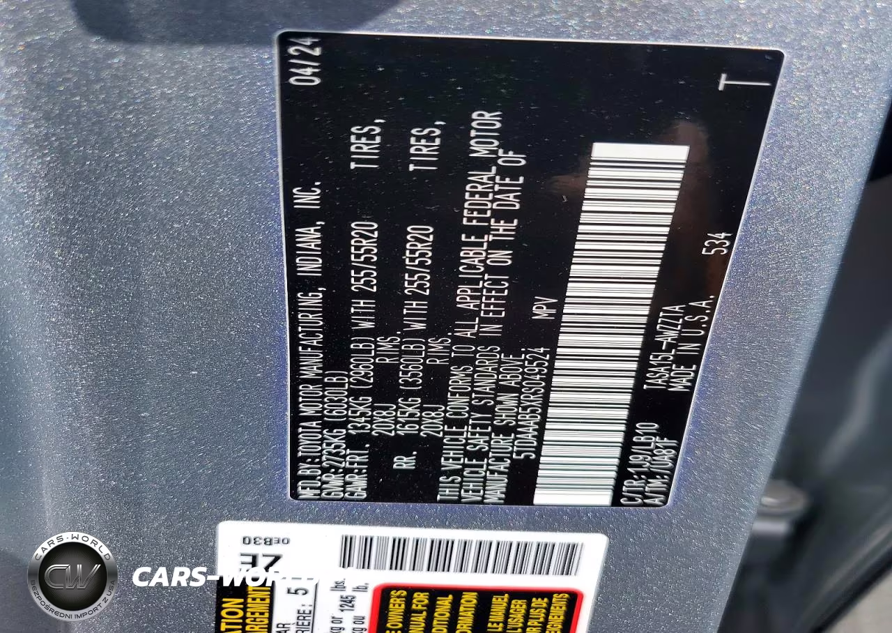 2024 Toyota Grand Highlander Platinum VIN:5TDAAAB5XRS049524 - 14