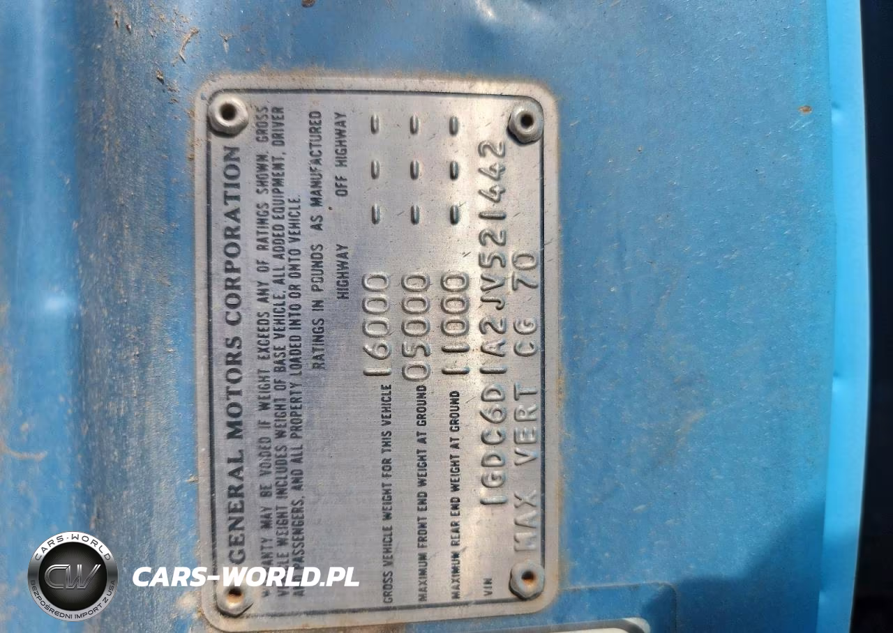 1988 GMC C6000 Flatbed Truck VIN:1GDC6D1A2JV521442 - 10