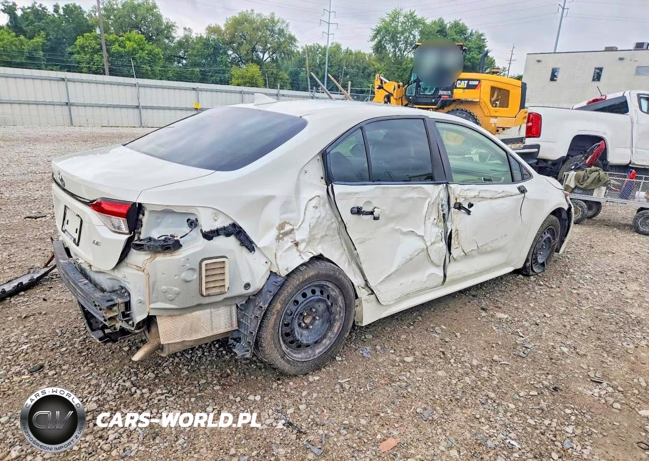 2021 Toyota Corolla Le VIN:JTDEPMAE2MJ169147 - 3