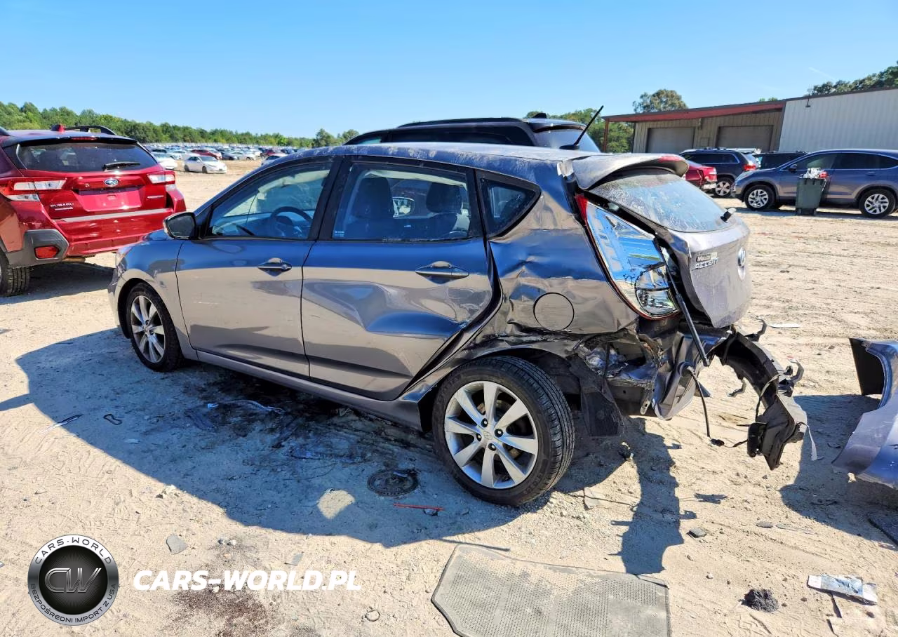 2013 Hyundai Accent Se VIN:KMHCU5AE9DU132578 - 2