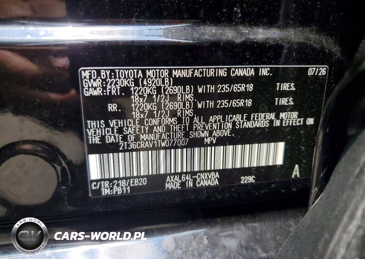 2026 Toyota Rav4 Woodland VIN:2T36CRAV1TW077007 - 13