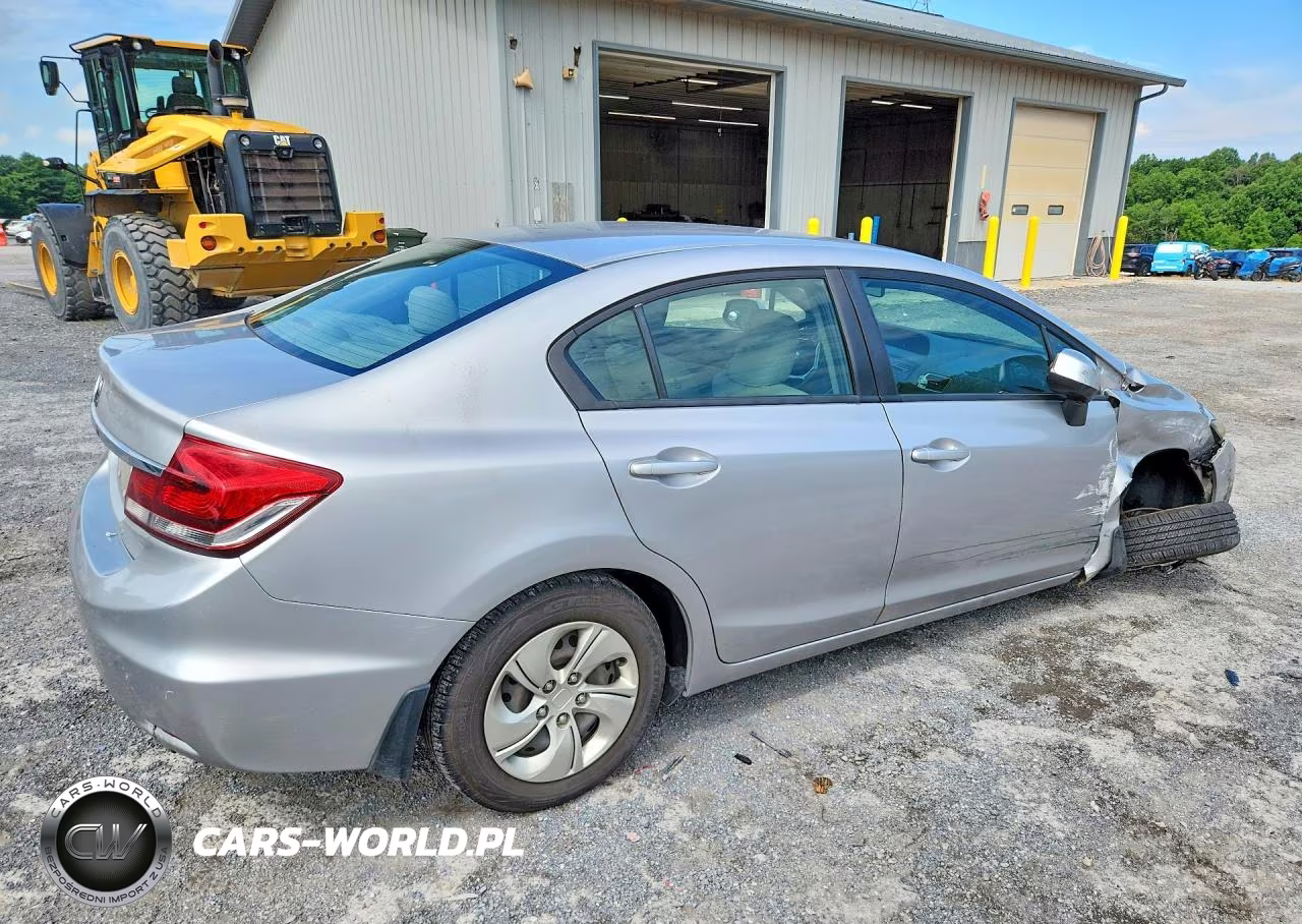 2013 Honda Civic Lx VIN:19XFB2F50DE280700 - 3