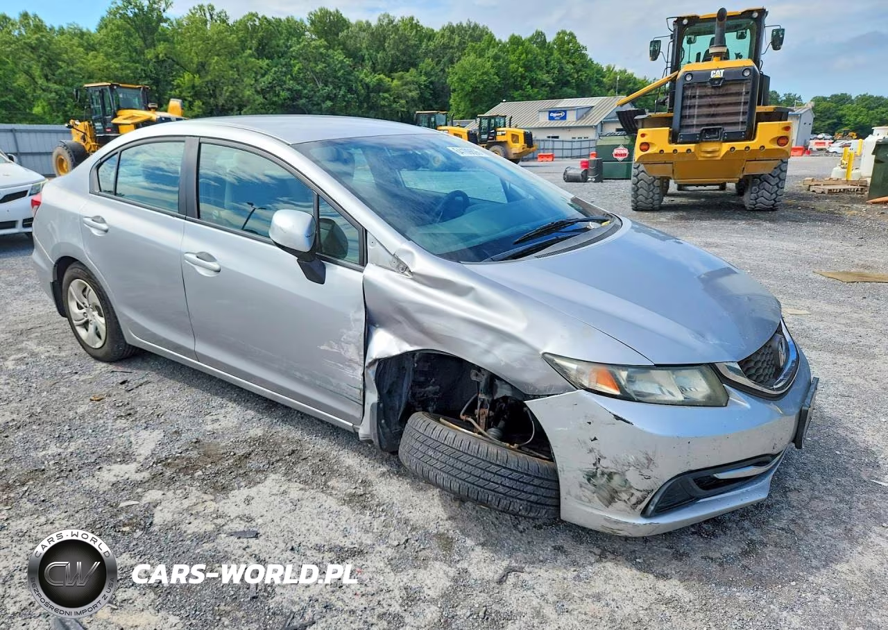 2013 Honda Civic Lx VIN:19XFB2F50DE280700 - 4