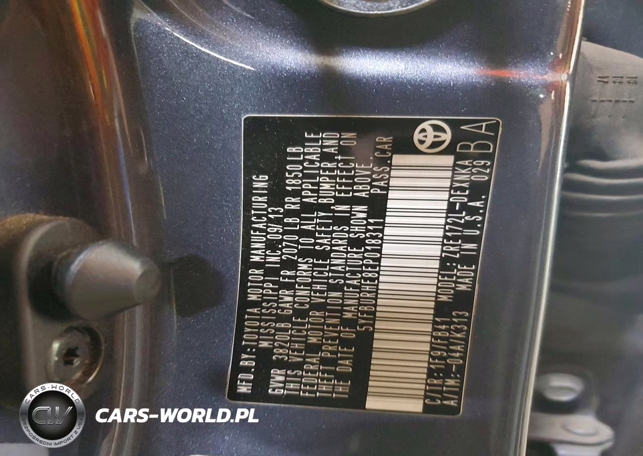 2014 Toyota Corolla Le VIN:5YFBURHE8EP018311 - 12