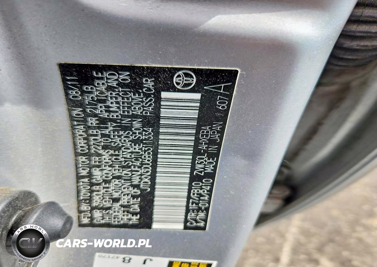 2011 Toyota Prius Three VIN:JTDKN3DU6B5311334 - 12