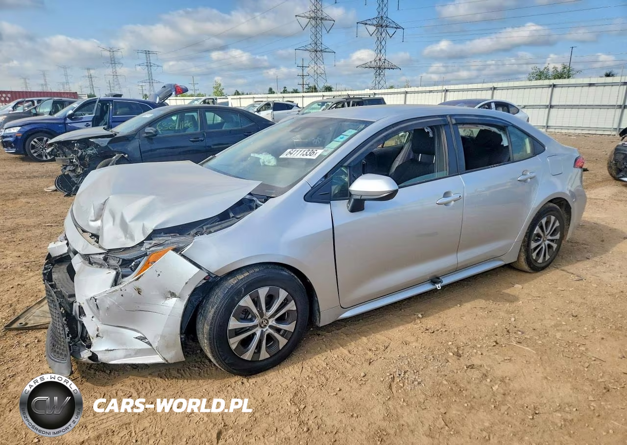 2022 Toyota Corolla Le VIN:JTDEAMDE7NJ049164 - 1