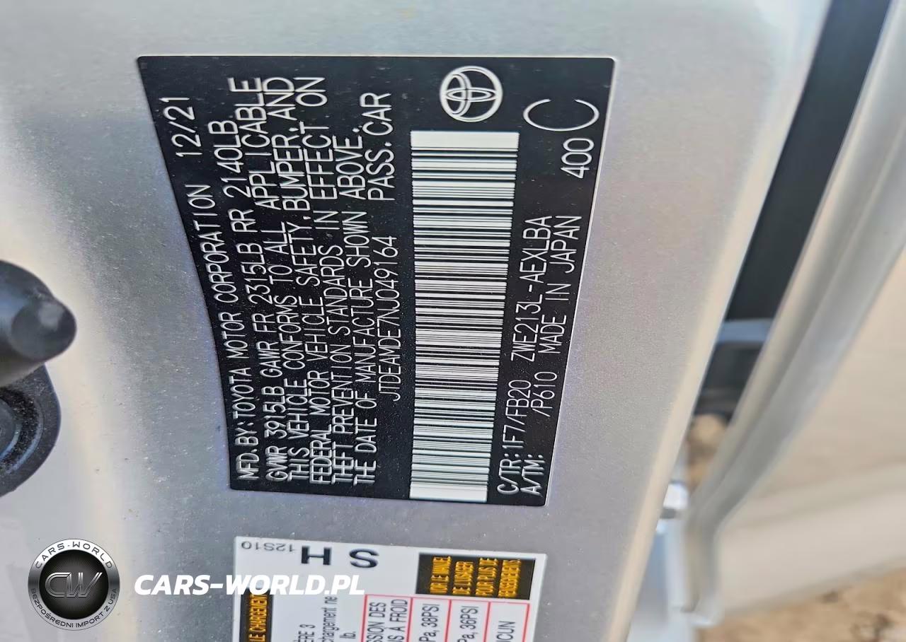 2022 Toyota Corolla Le VIN:JTDEAMDE7NJ049164 - 12