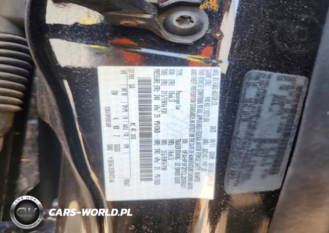2012 Ford Focus Se VIN:1FAHP3F27CL255021 - 12