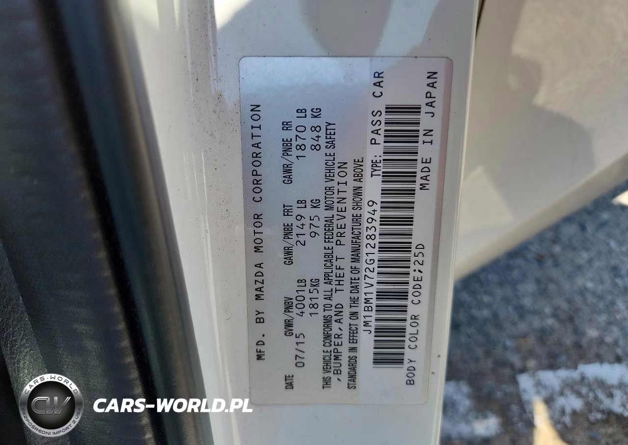2016 Mazda 3 Touring VIN:JM1BM1V72G1283949 - 12