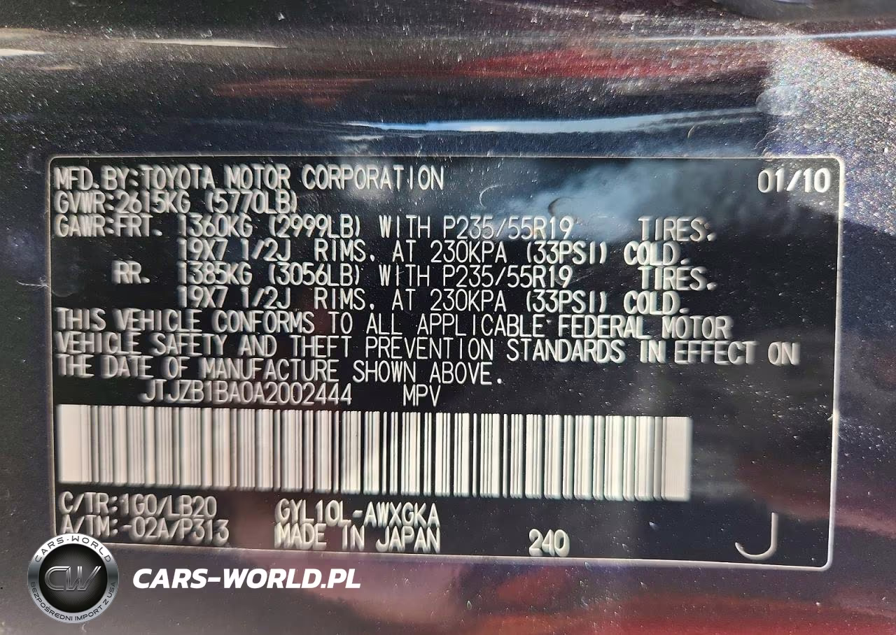 2010 Lexus Rx 450H VIN:JTJZB1BA0A2002444 - 14