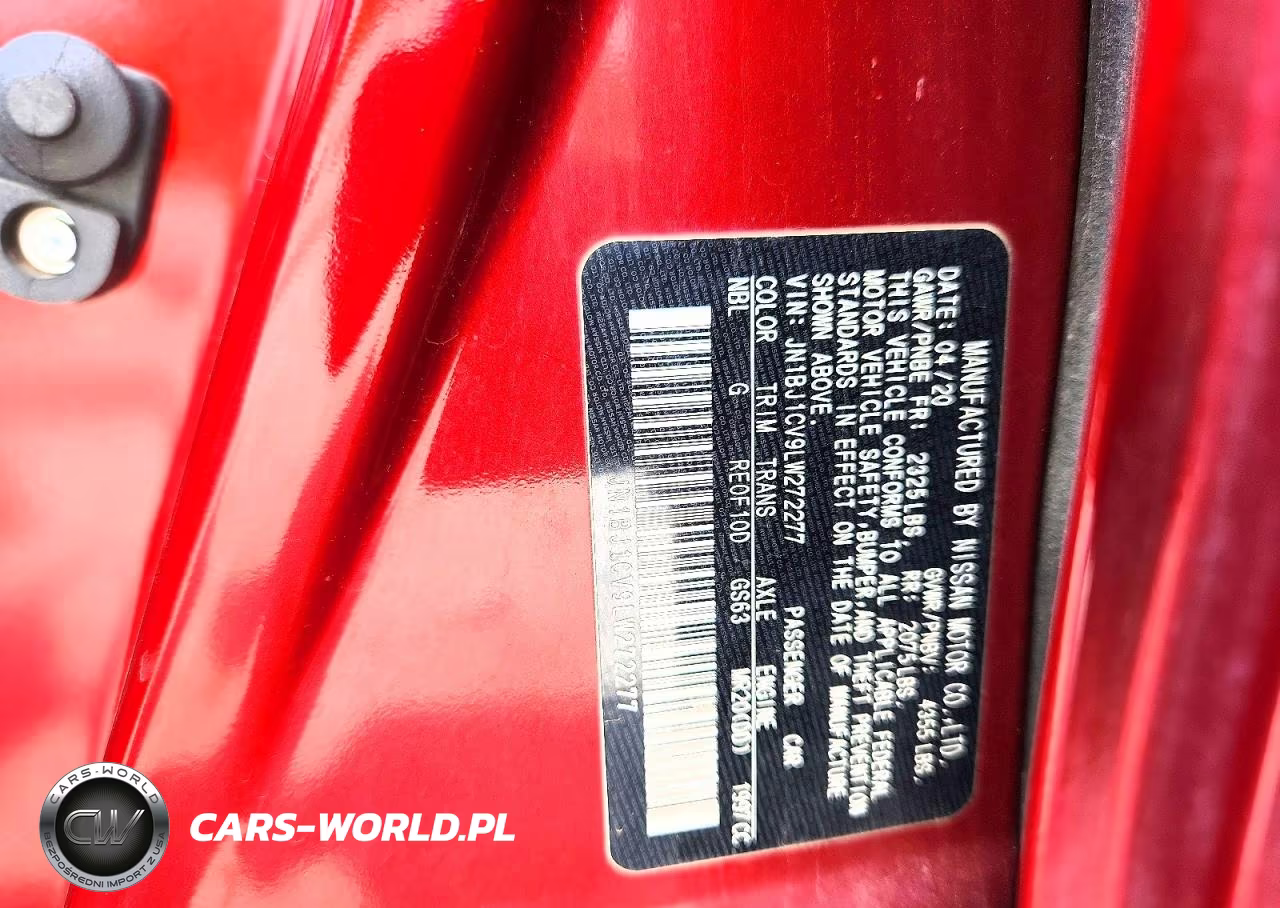 2020 Nissan Rogue Sport Sl VIN:JN1BJ1CV9LW272277 - 13