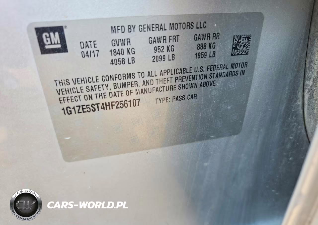 2017 Chevrolet Malibu Lt VIN:1G1ZE5ST4HF256107 - 12
