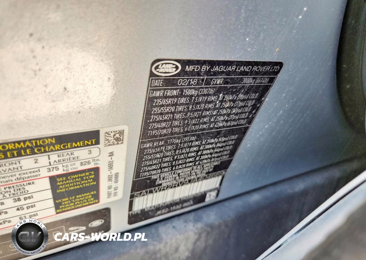 2018 Land Rover Range Rover Sport Hse VIN:SALWR2RV9JA404669 - 13