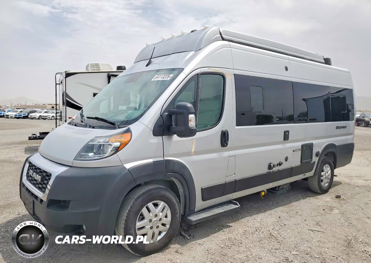 2022 Ram Promaster 3500 Rv VIN:3C6MRVUG9NE106173 - 2