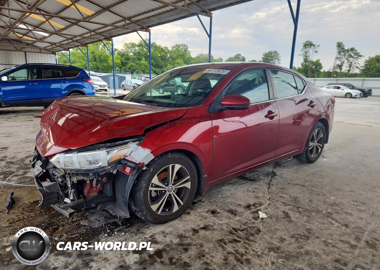 2020 Nissan Sentra Sv VIN:3N1AB8CV4LY264985 - 1