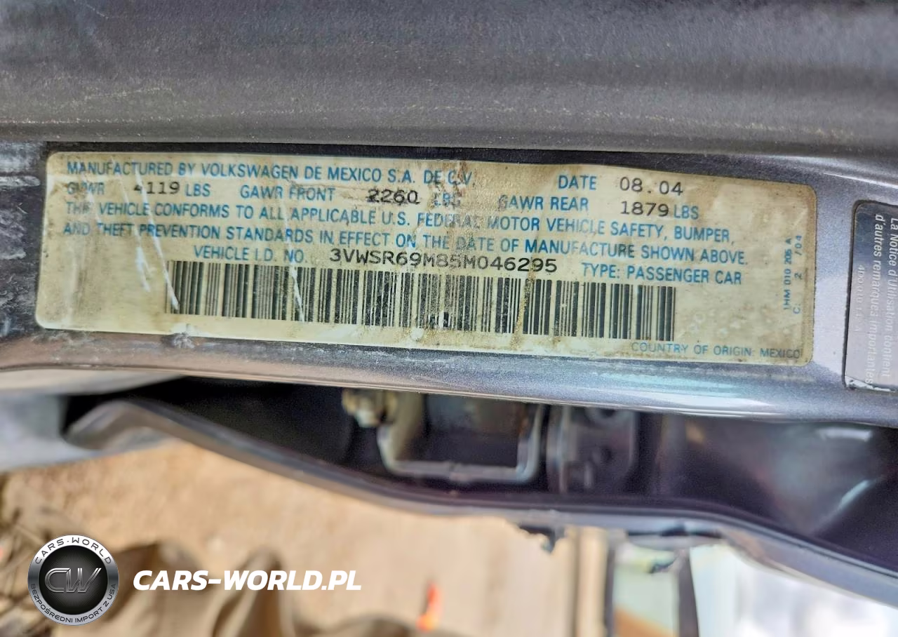 2005 Volkswagen Jetta Gls Tdi VIN:3VWSR69M85M046295 - 12