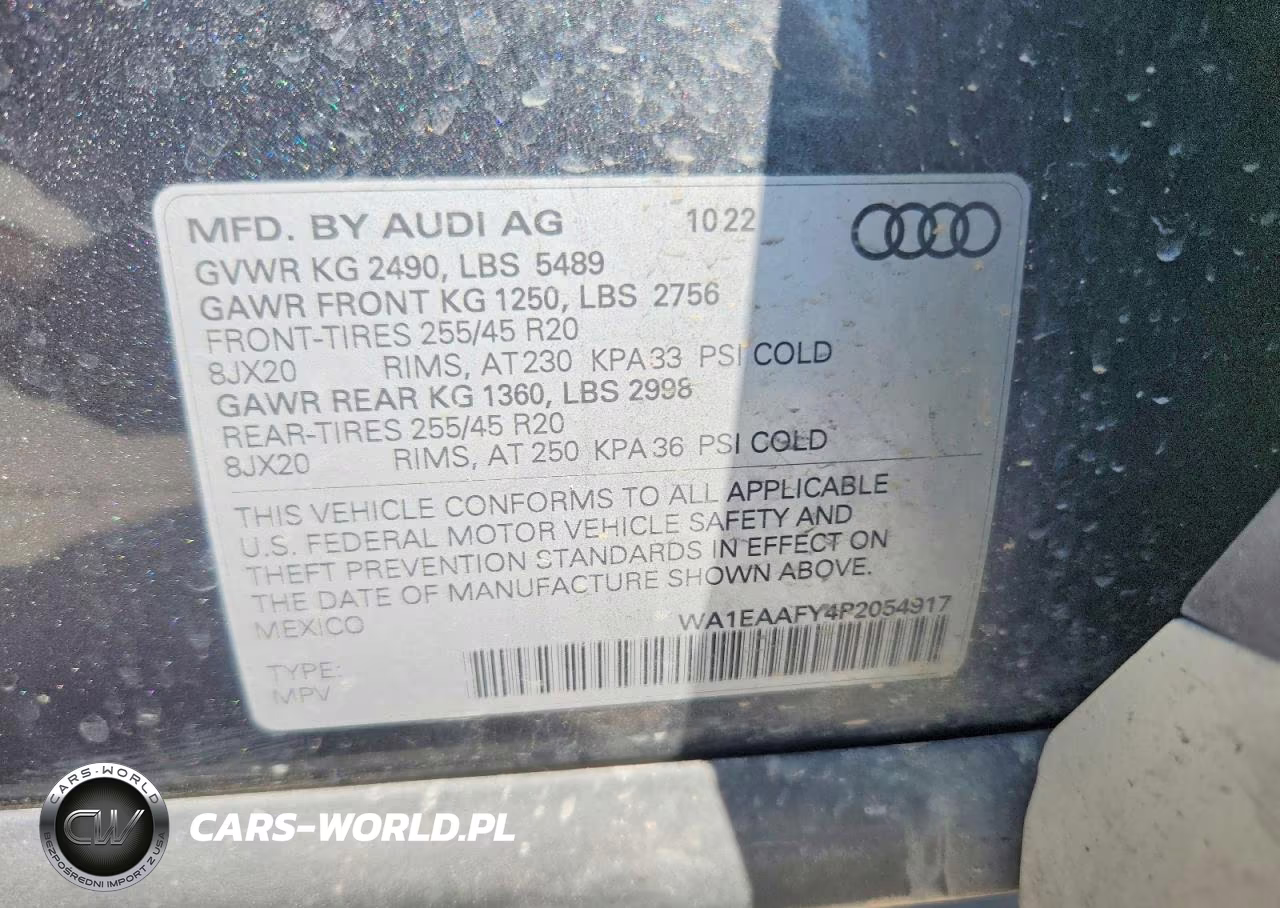 2023 Audi Q5 Premium Plus 45 VIN:WA1EAAFY4P2054917 - 13