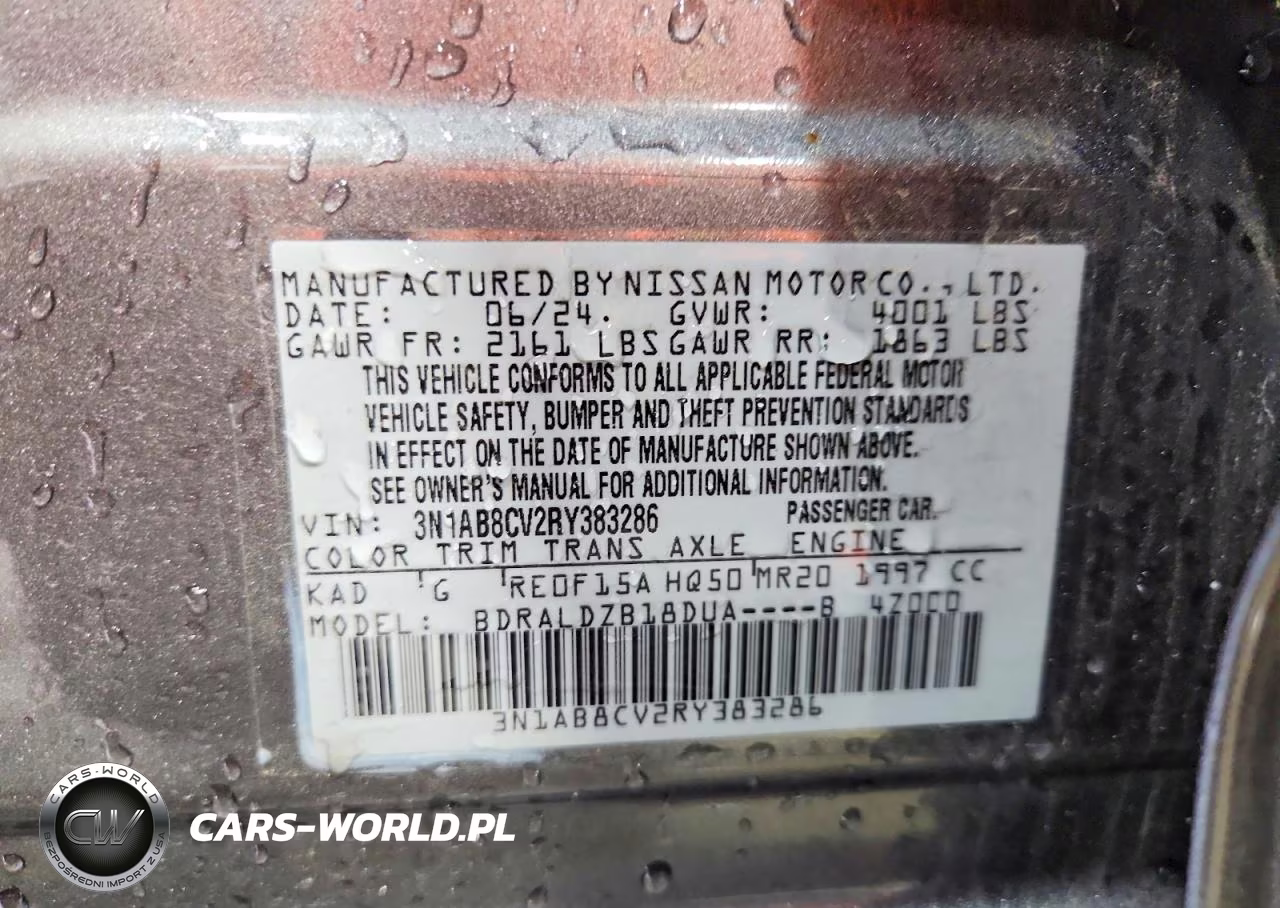 2024 Nissan Sentra Sv VIN:3N1AB8CV2RY383286 - 12
