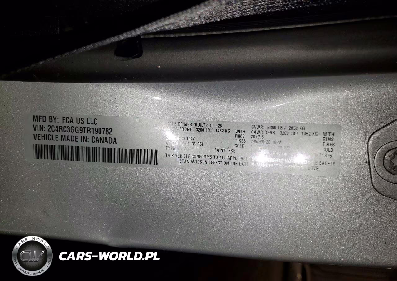 2026 Chrysler Pacifica Limited VIN:2C4RC3GG9TR190782 - 14
