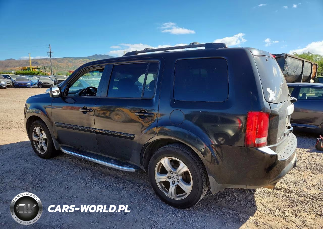 2012 Honda Pilot Exl VIN:5FNYF3H51CB037163 - 2