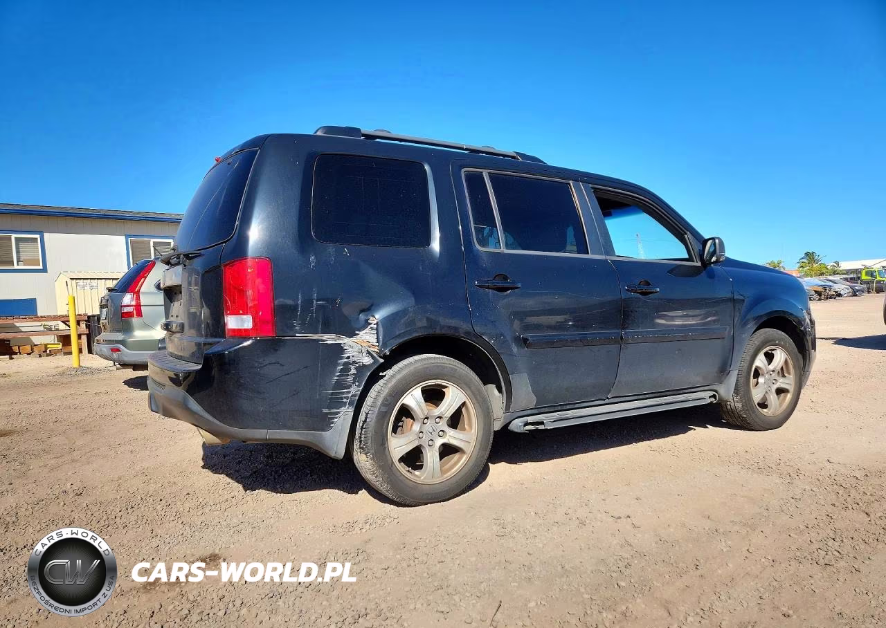 2012 Honda Pilot Exl VIN:5FNYF3H51CB037163 - 3