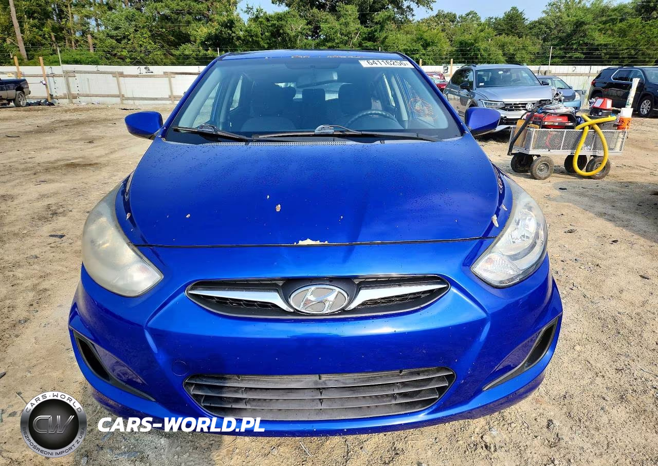 2012 Hyundai Accent Gs VIN:KMHCT5AE8CU016967 - 5