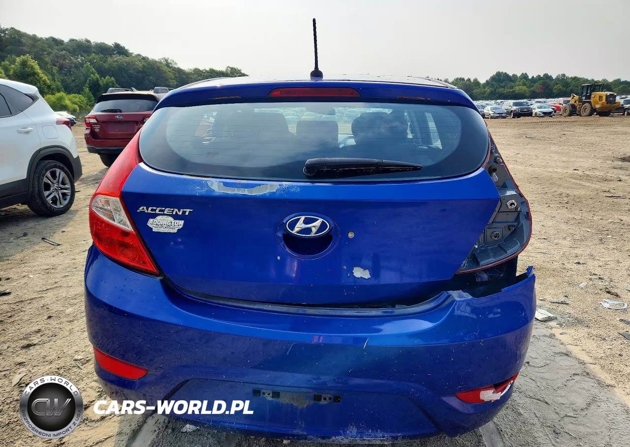 2012 Hyundai Accent Gs VIN:KMHCT5AE8CU016967 - 6