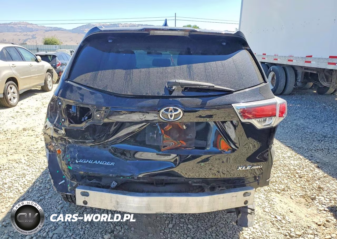 2015 Toyota Highlander Xle VIN:5TDJKRFH9FS211753 - 6