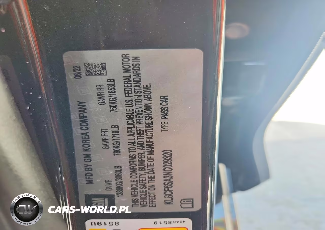 2022 Chevrolet Spark 2Lt VIN:KL8CF6SA3NC029320 - 12