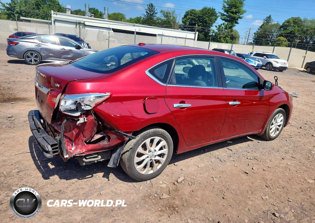 2019 Nissan Sentra Sv VIN:3N1AB7AP7KY300567 - 3