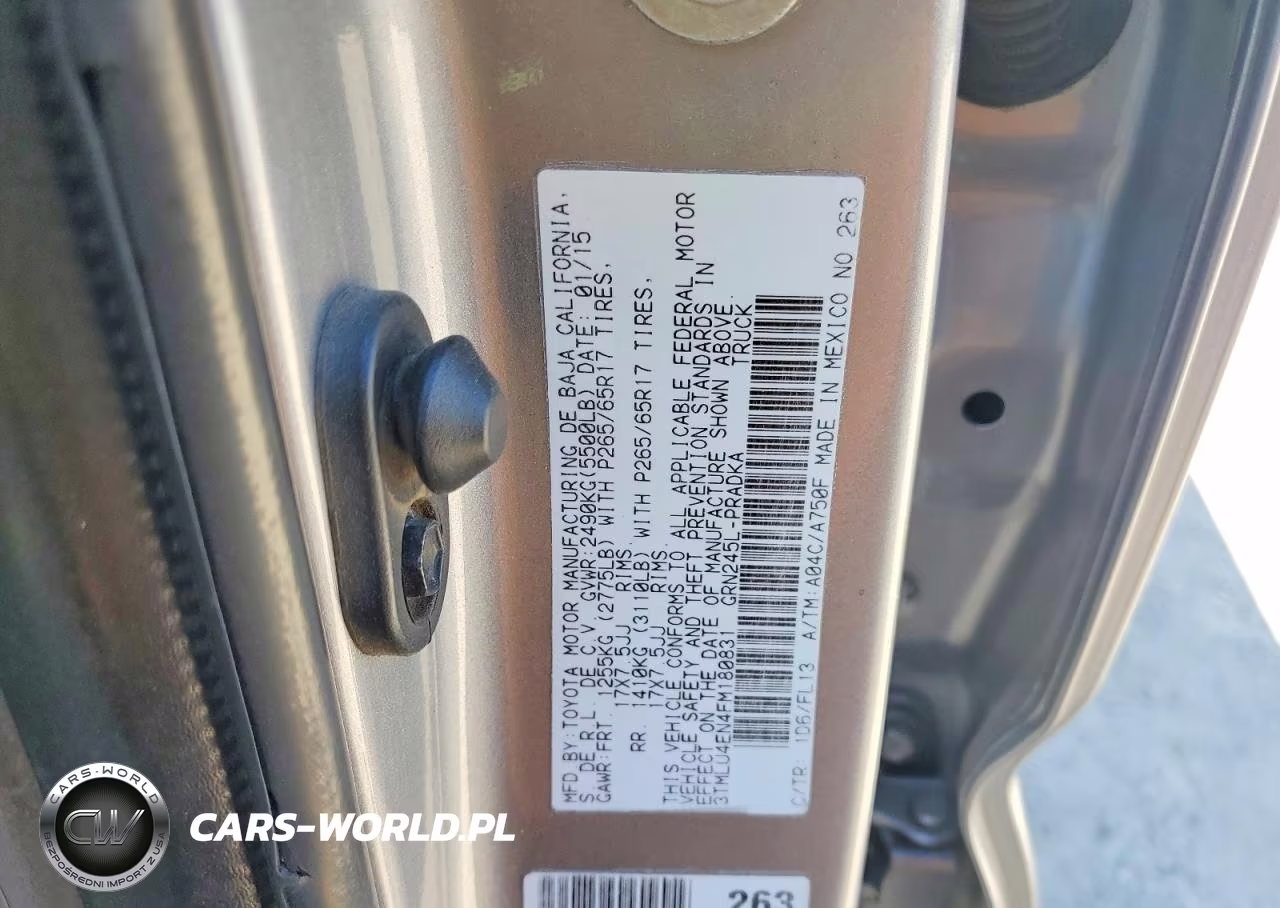 2015 Toyota Tacoma V6 VIN:3TMLU4EN4FM180831 - 12