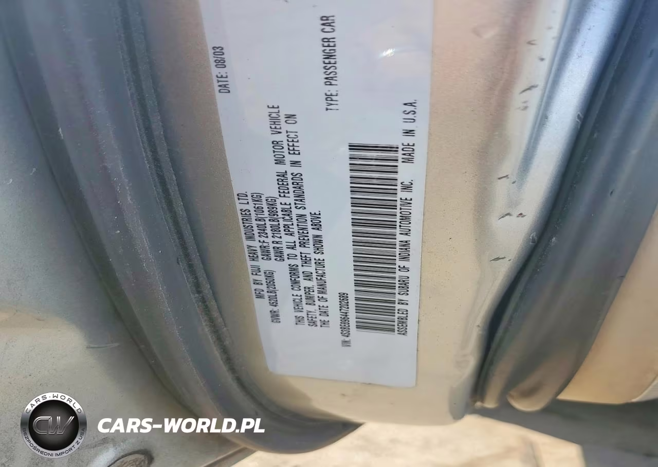 2021 Subaru Legacy Outback 3.0 H6 VIN:4S3BE896447202689 - 12