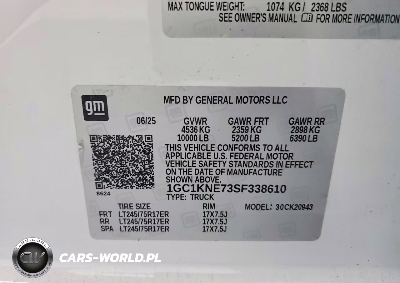 2025 Chevrolet Silverado K2500 Heavy Duty Lt VIN:1GC1KNE73SF338610 - 13