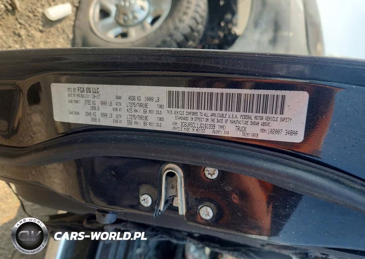 2018 Ram 2500 St VIN:3C6UR5CL1JG161939 - 13