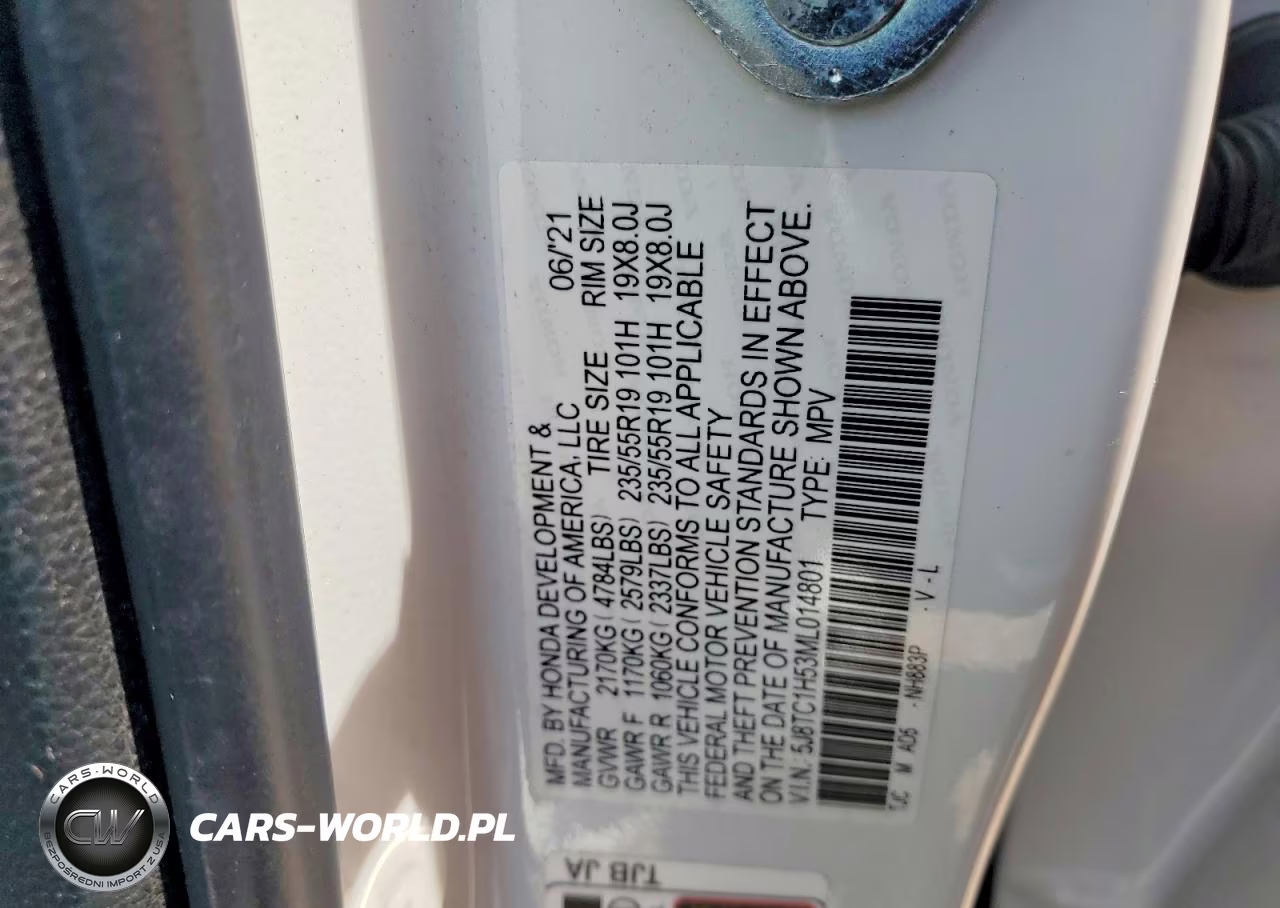 2021 Acura Rdx Technology VIN:5J8TC1H53ML014801 - 13