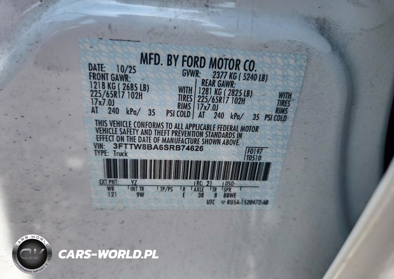 2025 Ford Maverick Xl VIN:3FTTW8BA6SRB74626 - 13
