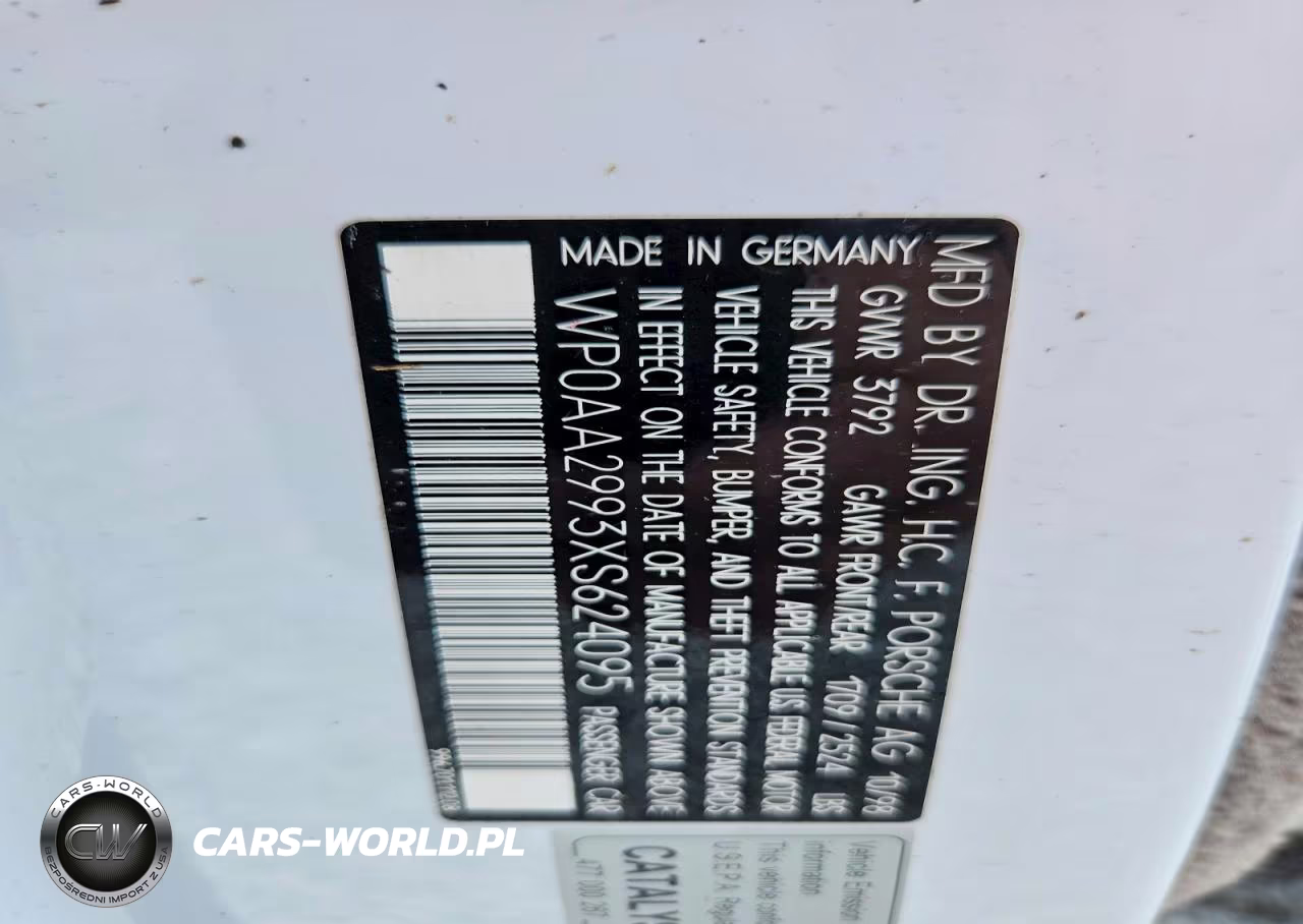 1999 Porsche 911 Carrera VIN:WP0AA2993XS624095 - 12