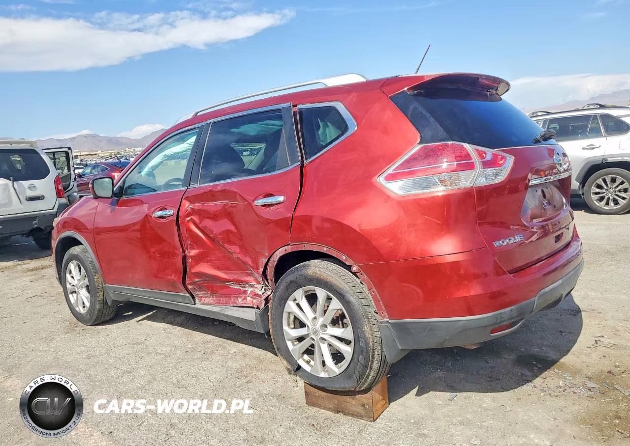 2015 Nissan Rogue Sv VIN:KNMAT2MT8FP558898 - 2